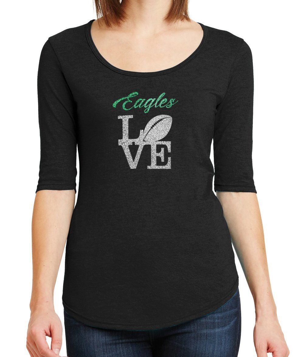 EAGLES LOVE WOMENS SHIRT – 36andOh!