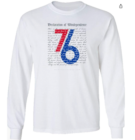 Sixers Windependence Long Sleeve Tee (Copy)